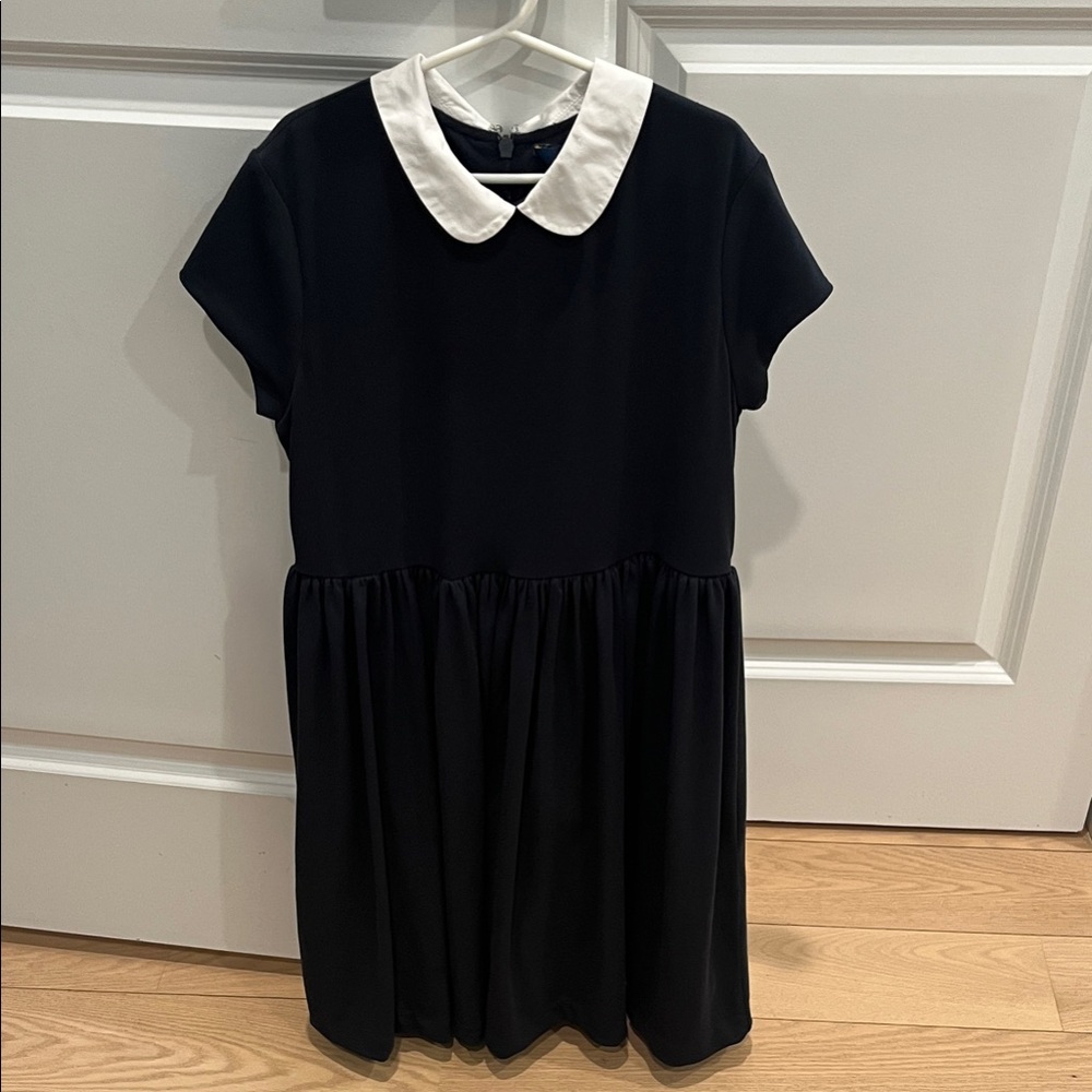 Polo by Ralph Lauren Navy Dress with White Collar